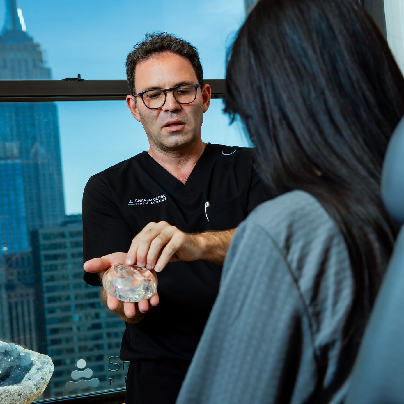 Doctor and patient during consultation